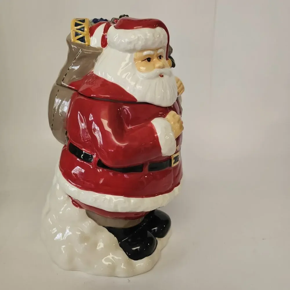 Santa Clause Cookie Jar Christmas